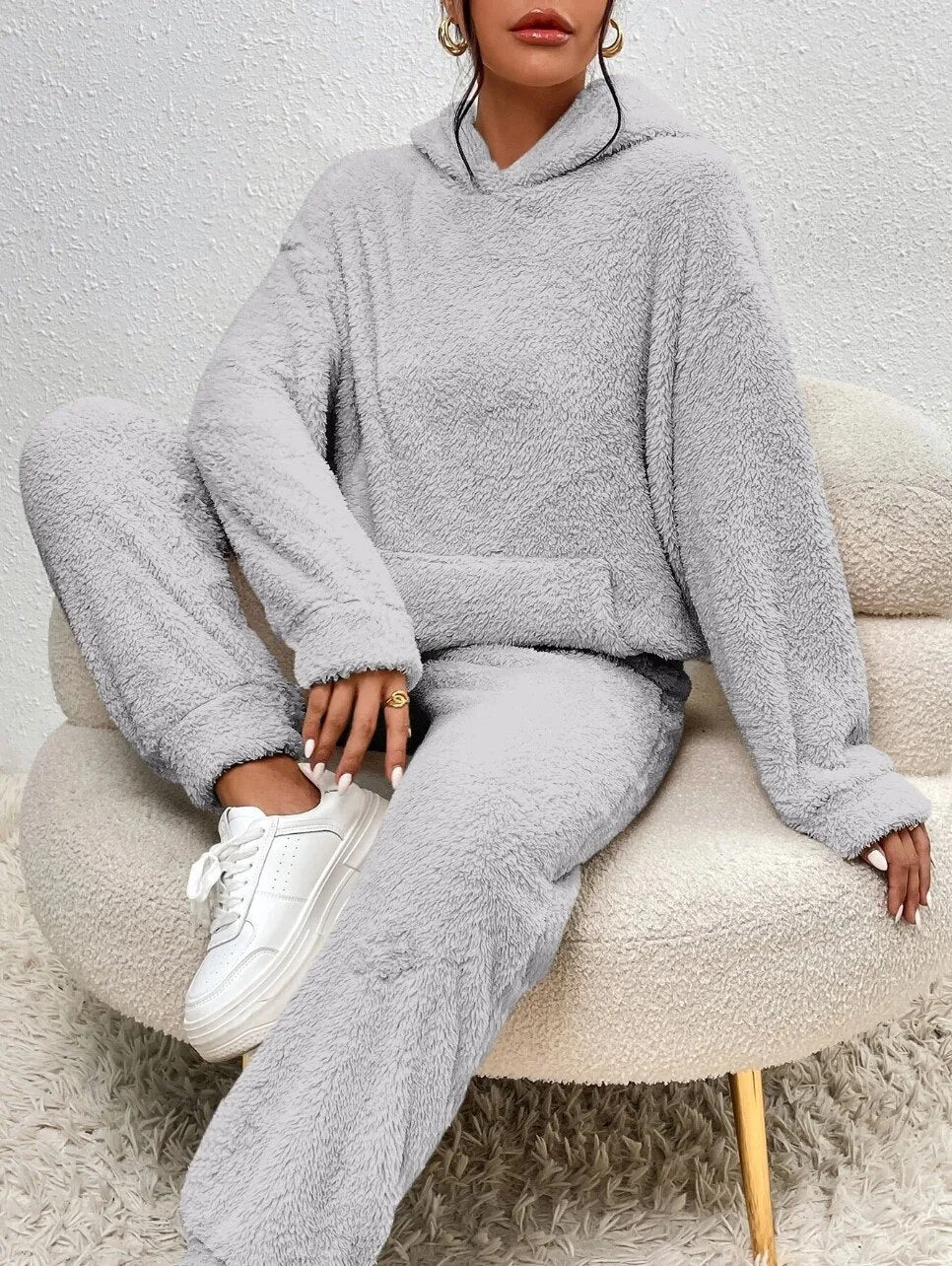 Women's Comfortable Fleece Lounge Set