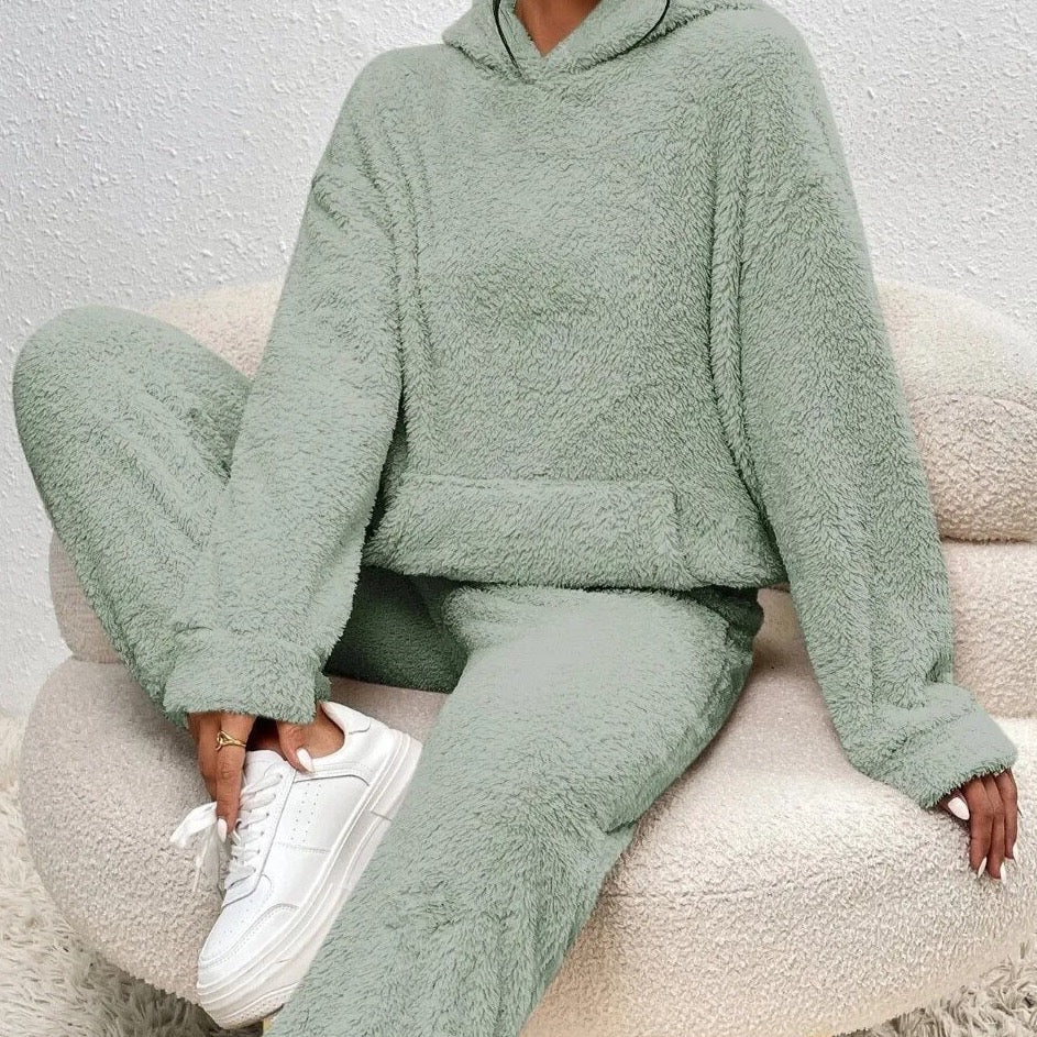 Women's Comfortable Fleece Lounge Set