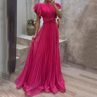 Mud - Elegantes Plissiertes Abendkleid