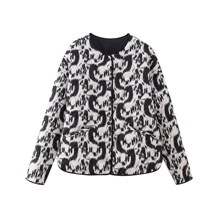 Ingrid - Animal Print Bomberjacken-Serie