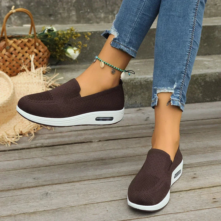 Trixie - Plateau-Sneaker aus Mesh