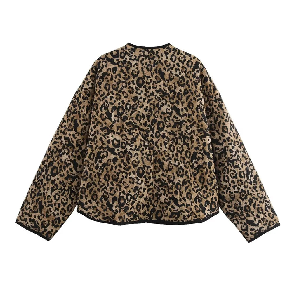 Ingrid - Animal Print Bomberjacken-Serie