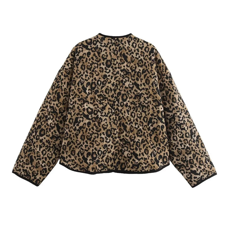 Ingrid - Animal Print Bomberjacken-Serie