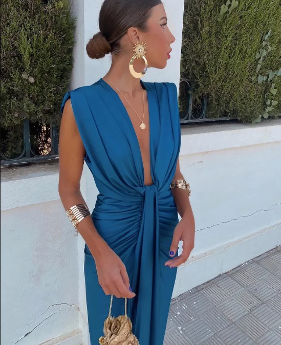 Sterre - Elegante Plisseekleid