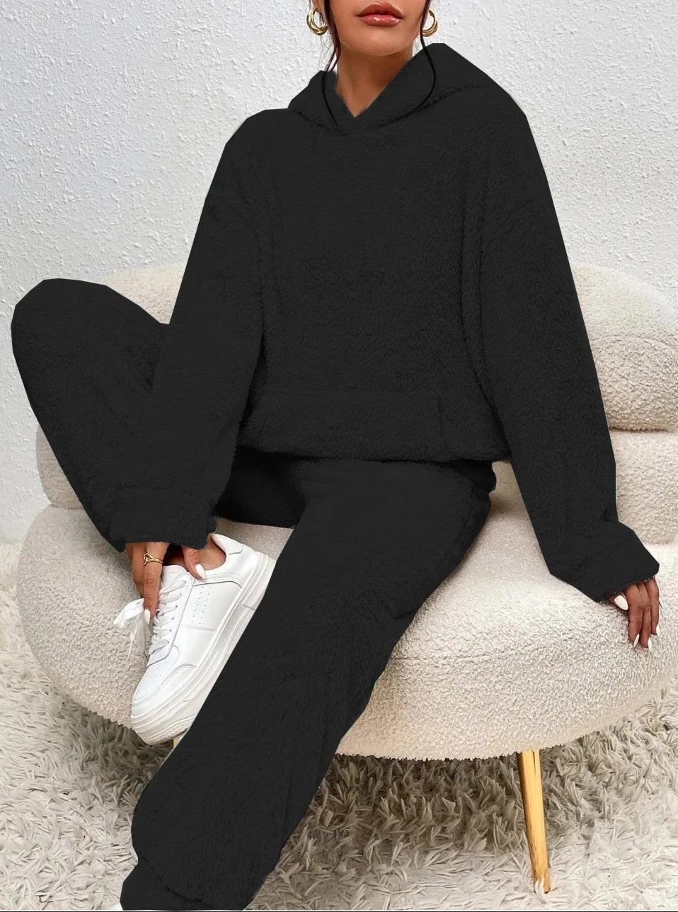 Women's Comfortable Fleece Lounge Set