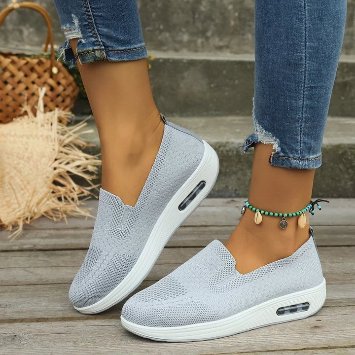 Trixie - Plateau-Sneaker aus Mesh