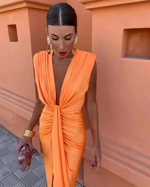 Sterre - Elegante Plisseekleid