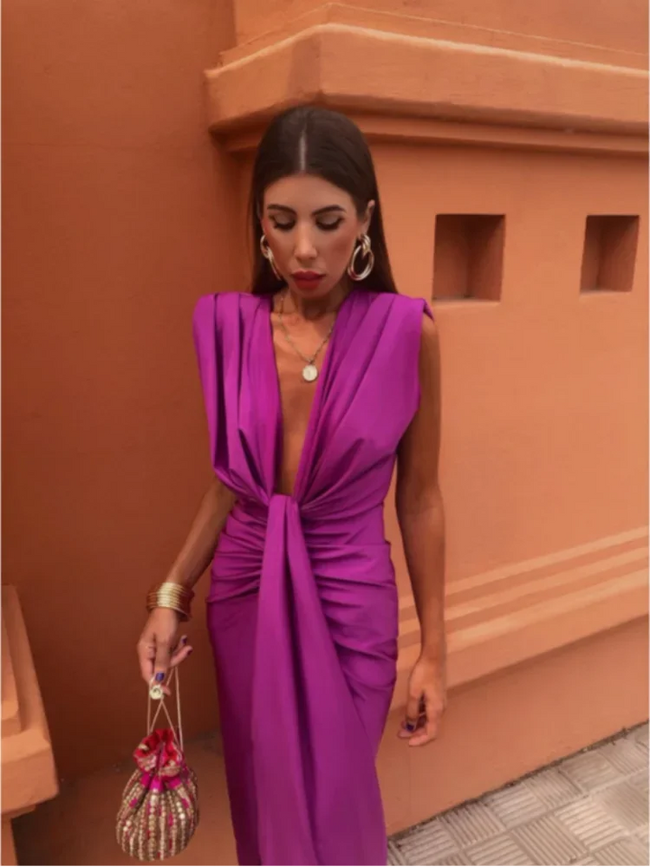 Sterre - Elegante Plisseekleid