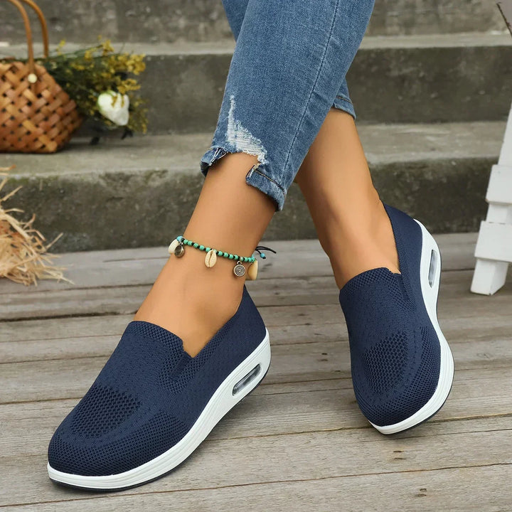 Trixie - Plateau-Sneaker aus Mesh