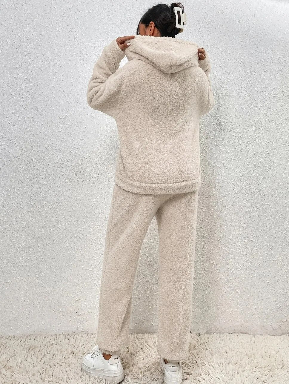 Women's Comfortable Fleece Lounge Set