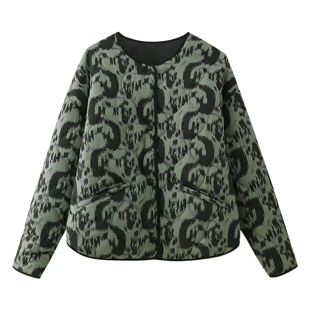 Ingrid - Animal Print Bomberjacken-Serie