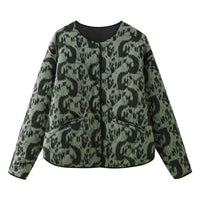 Ingrid - Animal Print Bomberjacken-Serie
