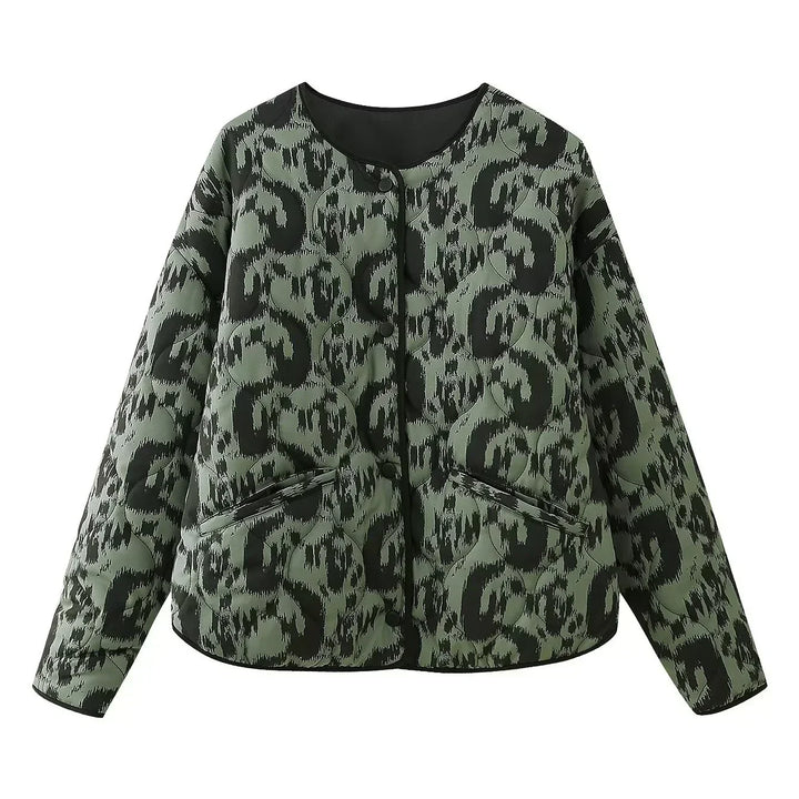 Ingrid - Animal Print Bomberjacken-Serie