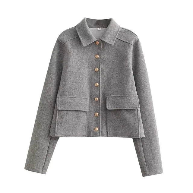 Lynn - Button Jacke