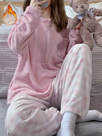 Mathilde - Warmes Pyjama-Set