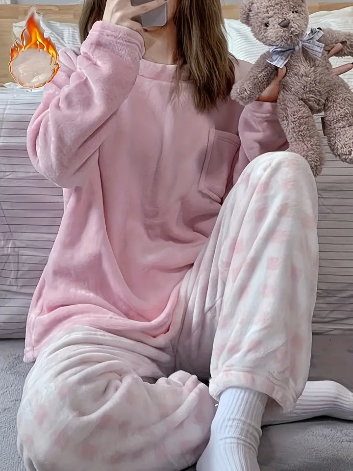 Mathilde - Warmes Pyjama-Set