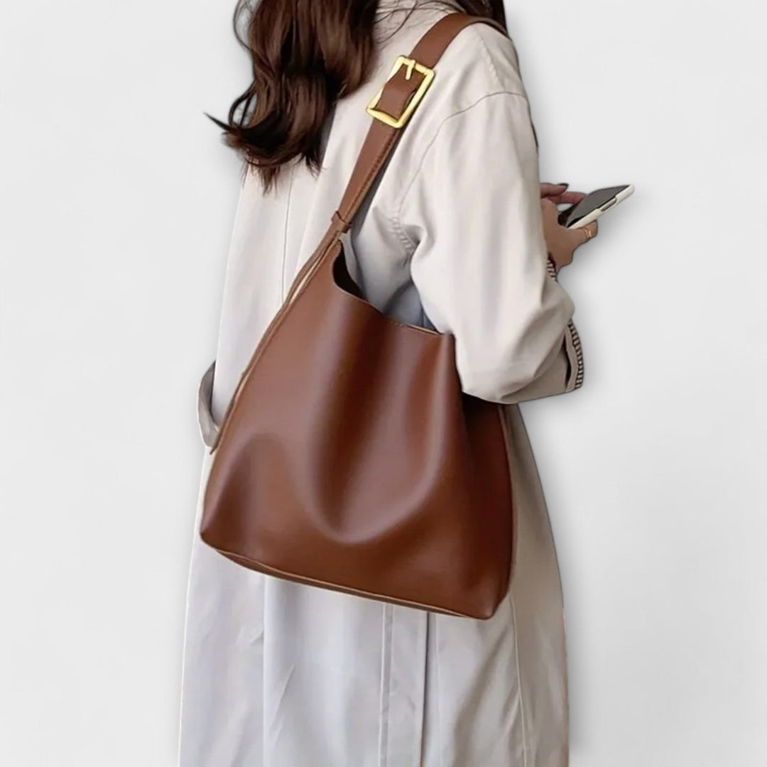 Isidore - Elegante Lederschultertasche