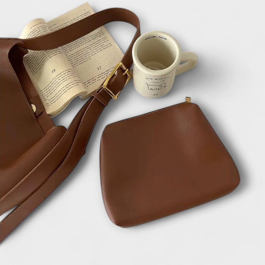 Isidore - Elegante Lederschultertasche