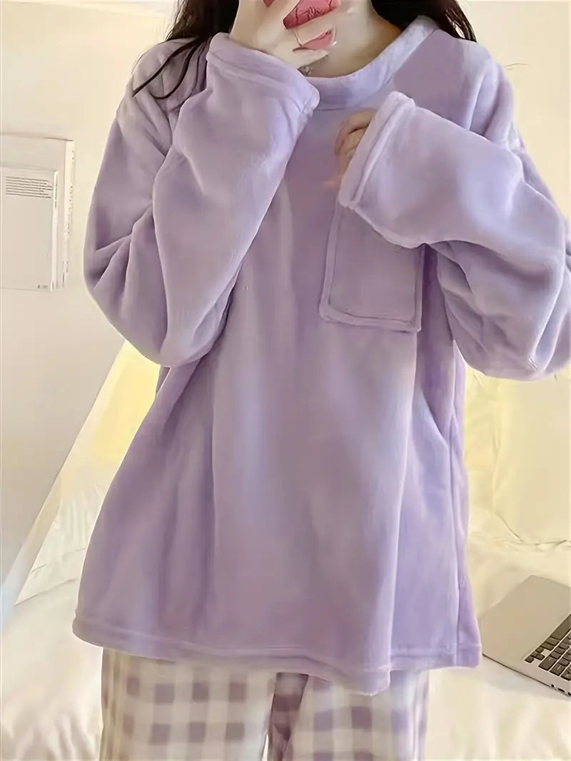 Mathilde - Warmes Pyjama-Set