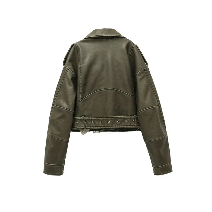 Alva - Leather Jacke