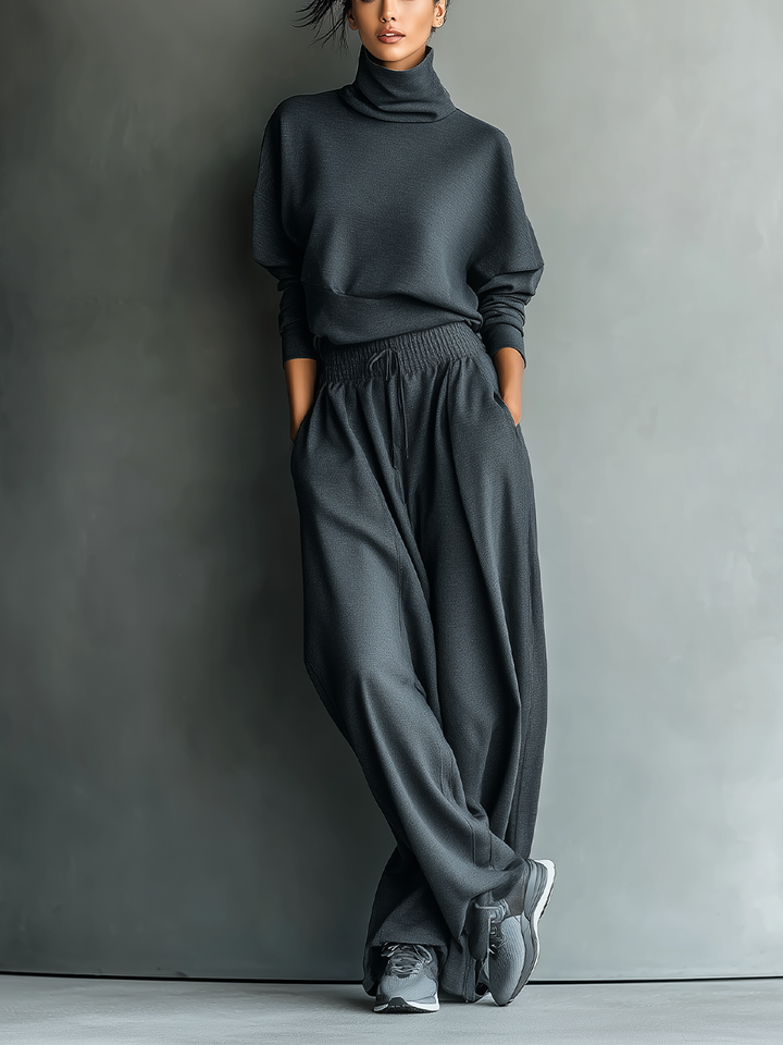 Nadine - Strick Ensemble Weite Hose