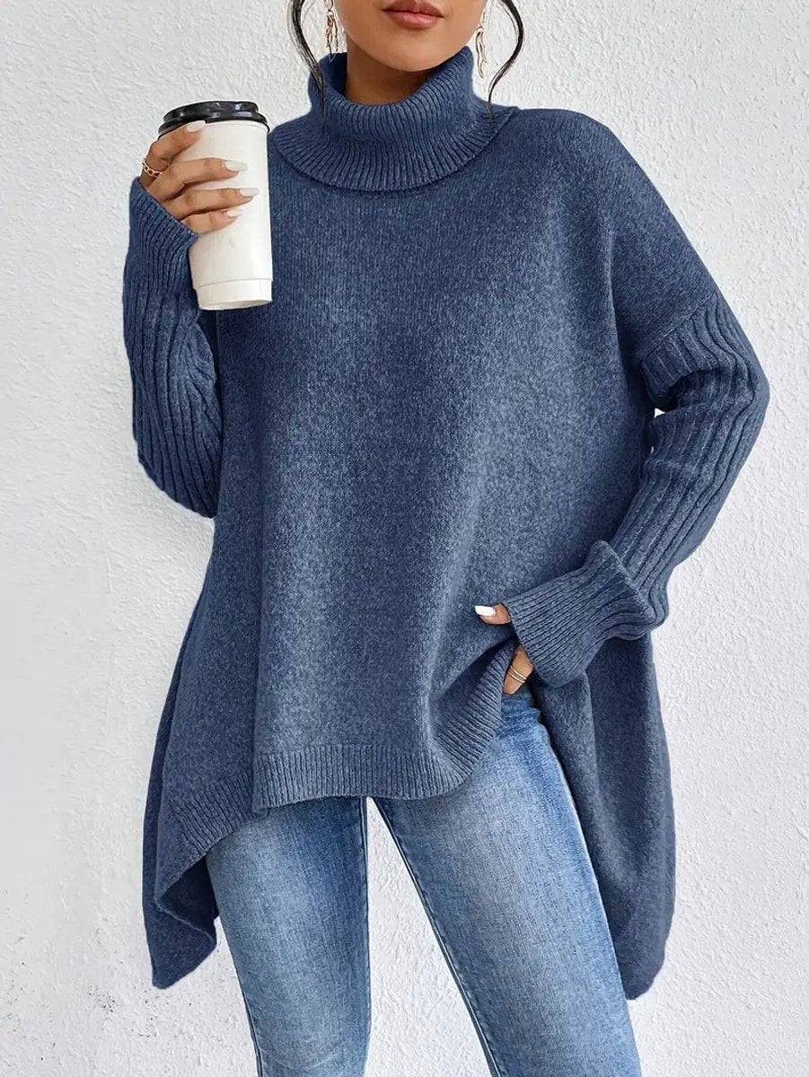 Charley | Moderner und bequemer Oversized-Rollkragenpullover