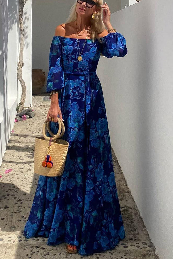 Yara - Romantisches Blumen-Maxikleid