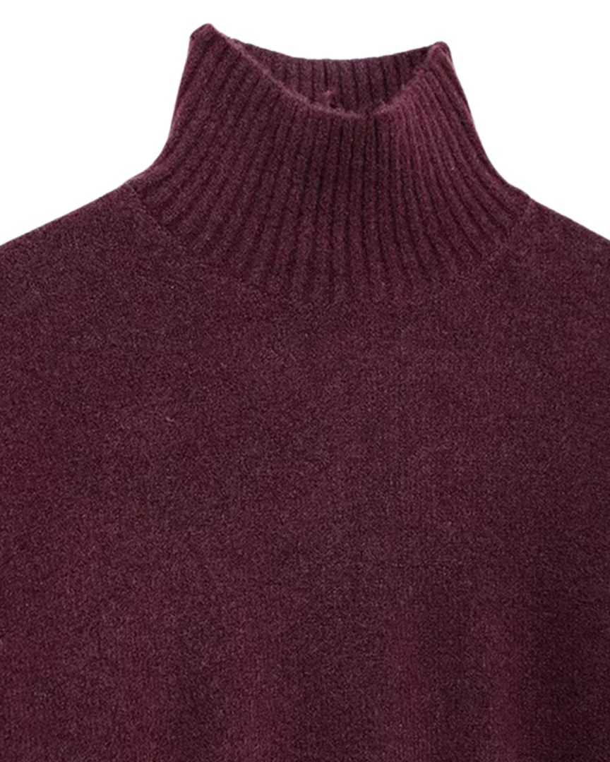 Aleah | Gemütlicher Rollkragen-Strickpullover aus weichem Material