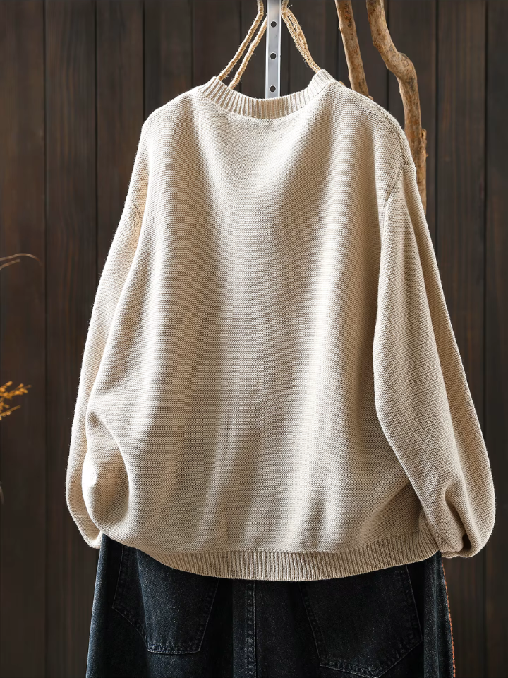 Almvik | Damen Strickjacke mit farbenfrohen Knöpfen