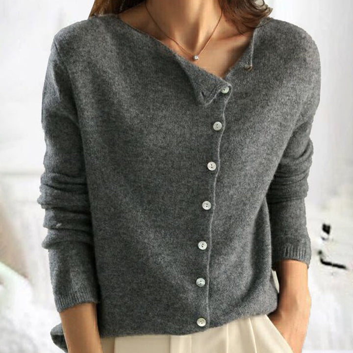 Brunella | Damen Strickjacke mit Knopfdetails