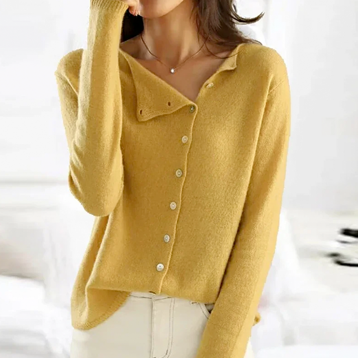 Brunella | Damen Strickjacke mit Knopfdetails