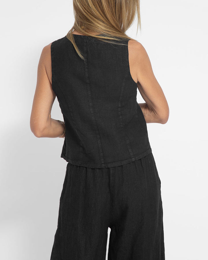 Stella - Damen Elegantes 2-teiliges Leinenset