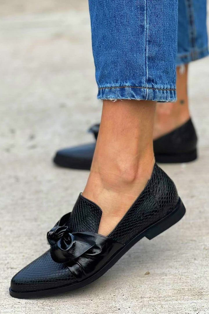 Orla - Schwarze Loafer