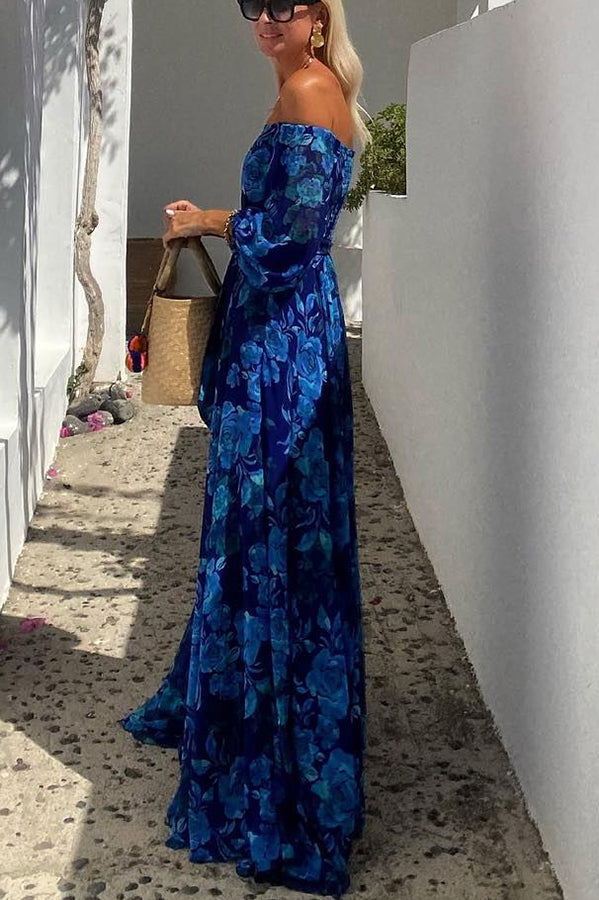 Yara - Romantisches Blumen-Maxikleid