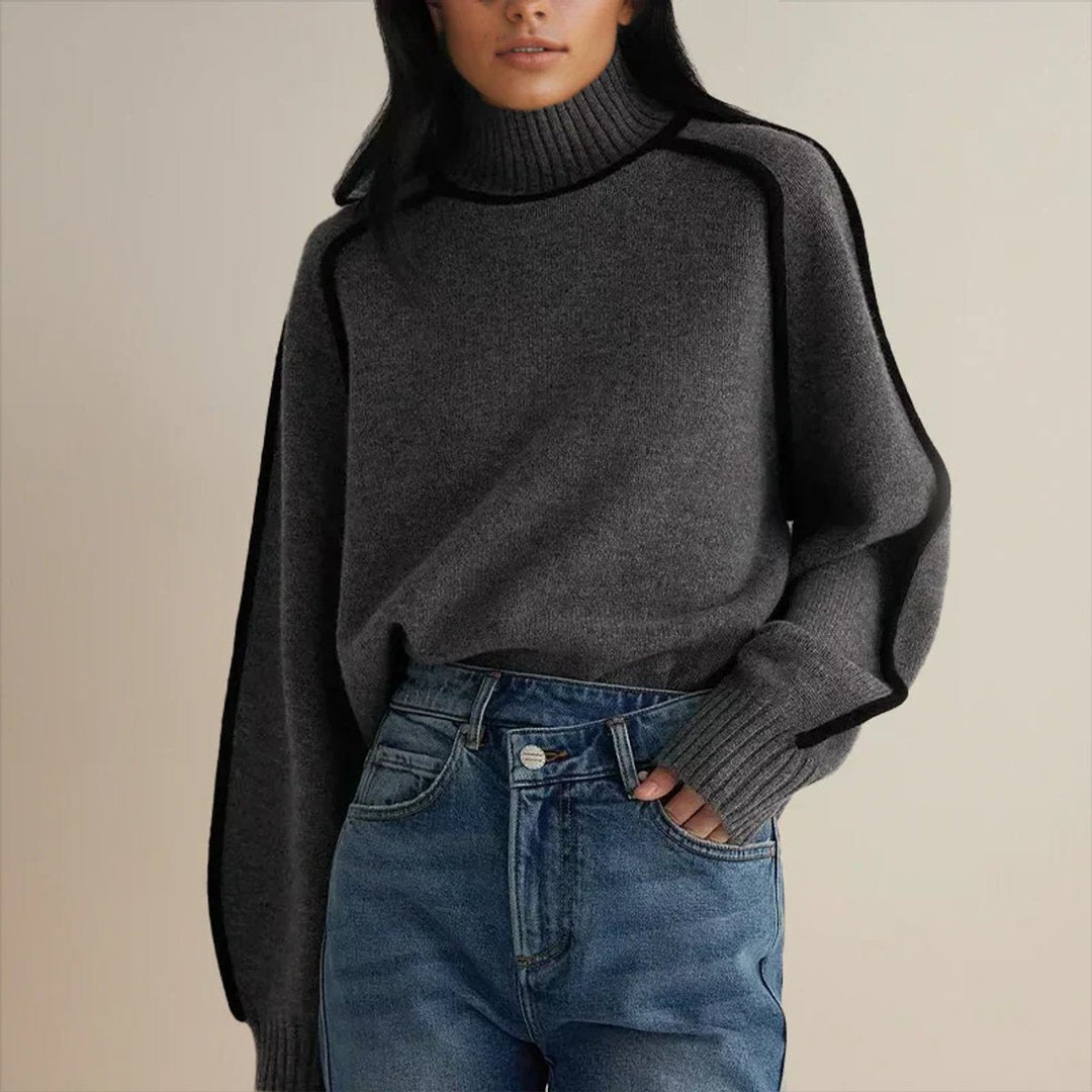 Klarity | Zeitloser, bequemer Oversized-Rollkragenpullover