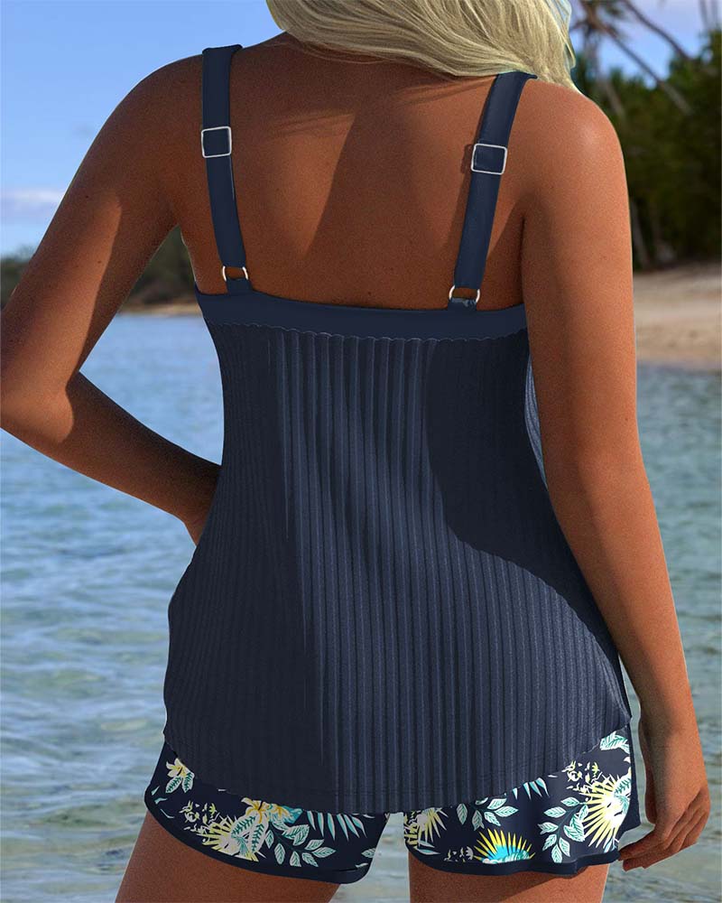 Laluna - Gestreifter Tankini