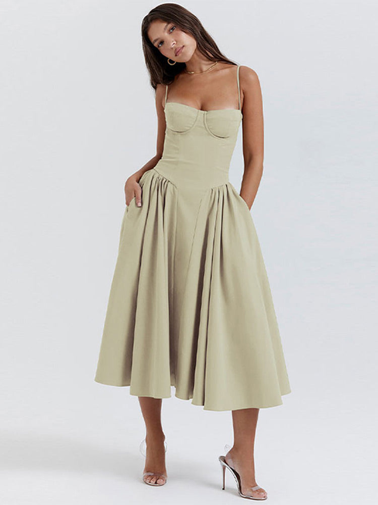 Chloris - Taillenformendes Sommerkleid
