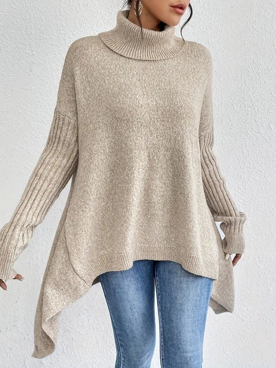 Charley | Moderner und bequemer Oversized-Rollkragenpullover