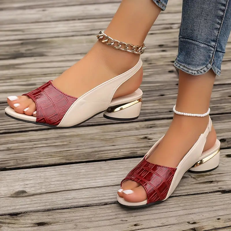 Whitney - Elegante Ledersandalen