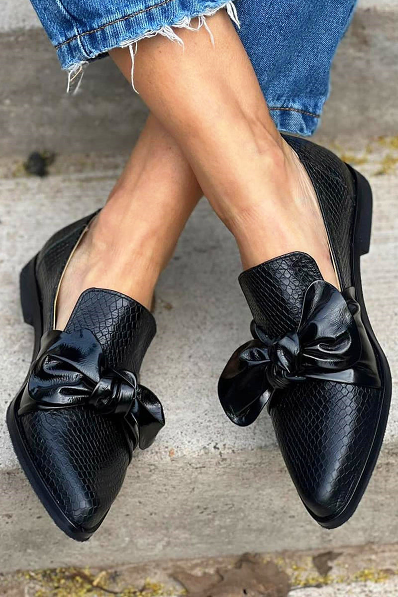 Orla - Schwarze Loafer