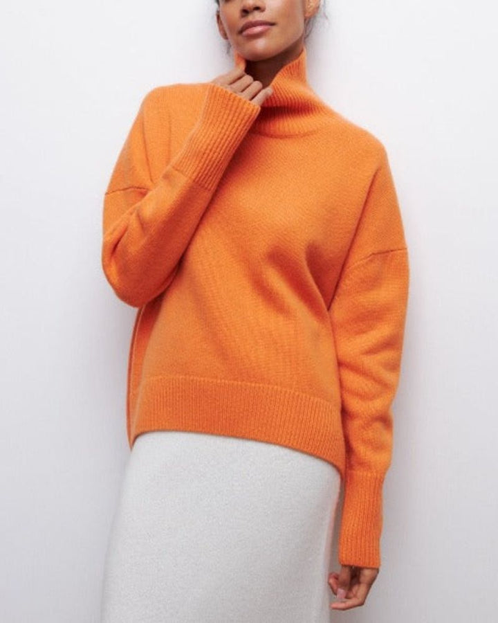 Edelwara | Oversized Strickpullover mit Rollkragen für Damen