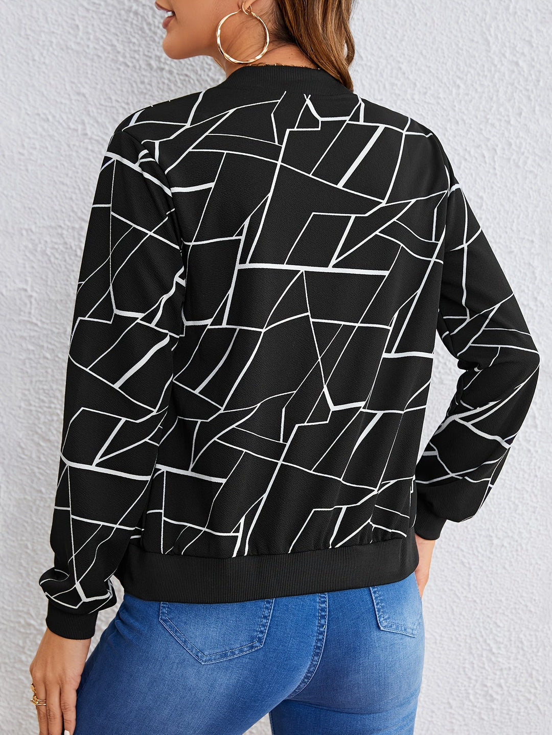 Carly - Geometrische Jacke