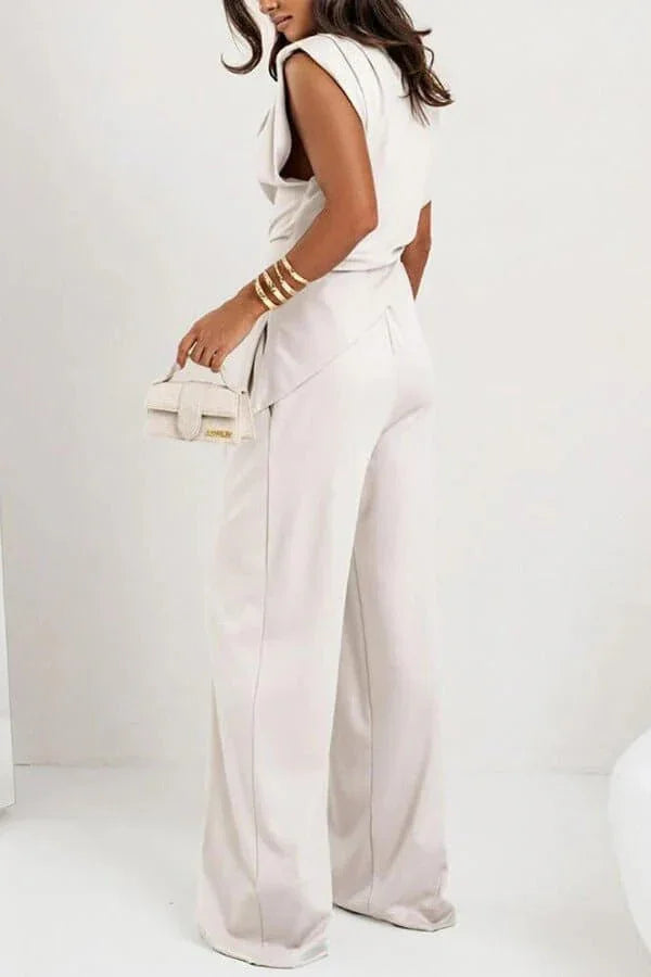 Elegantes Damen-Set mit weitem Bein in 2 Teilen