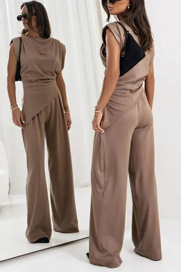 Elegantes Damen-Set mit weitem Bein in 2 Teilen