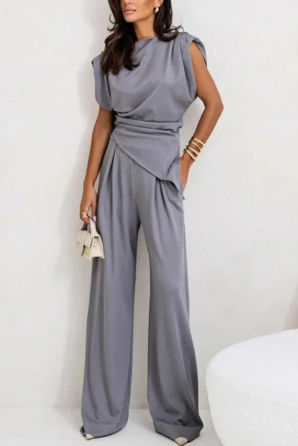 Elegantes Damen-Set mit weitem Bein in 2 Teilen