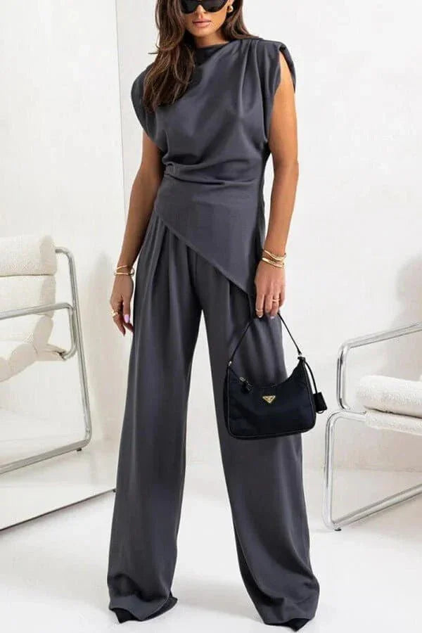 Elegantes Damen-Set mit weitem Bein in 2 Teilen