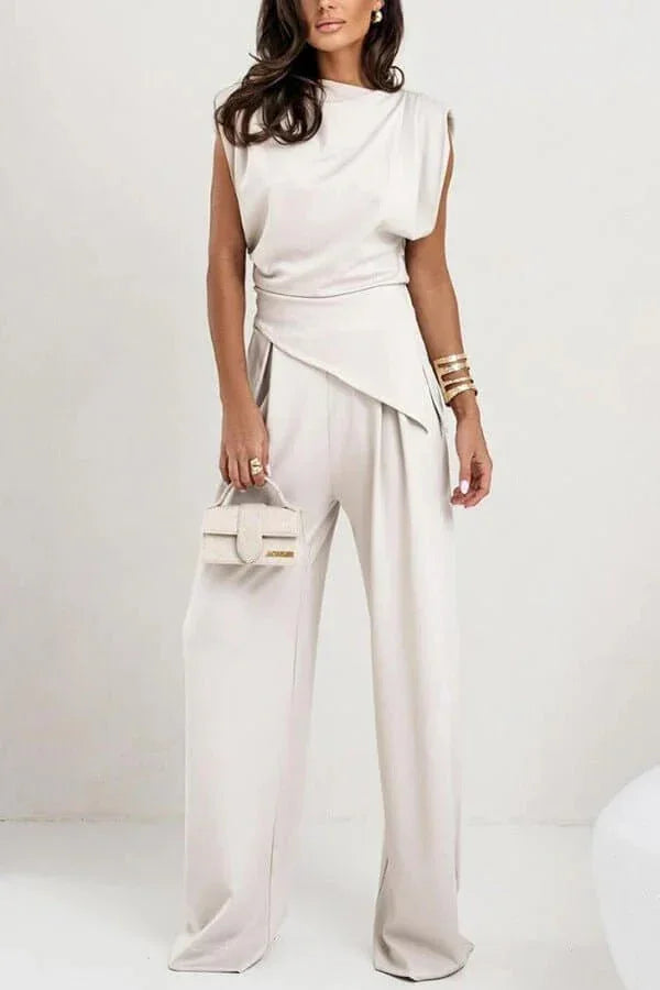Elegantes Damen-Set mit weitem Bein in 2 Teilen