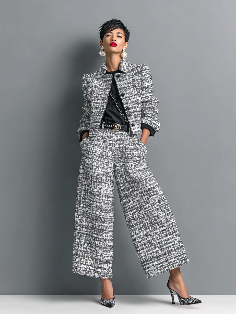 Elegantes Damen Zweiteiler-Set