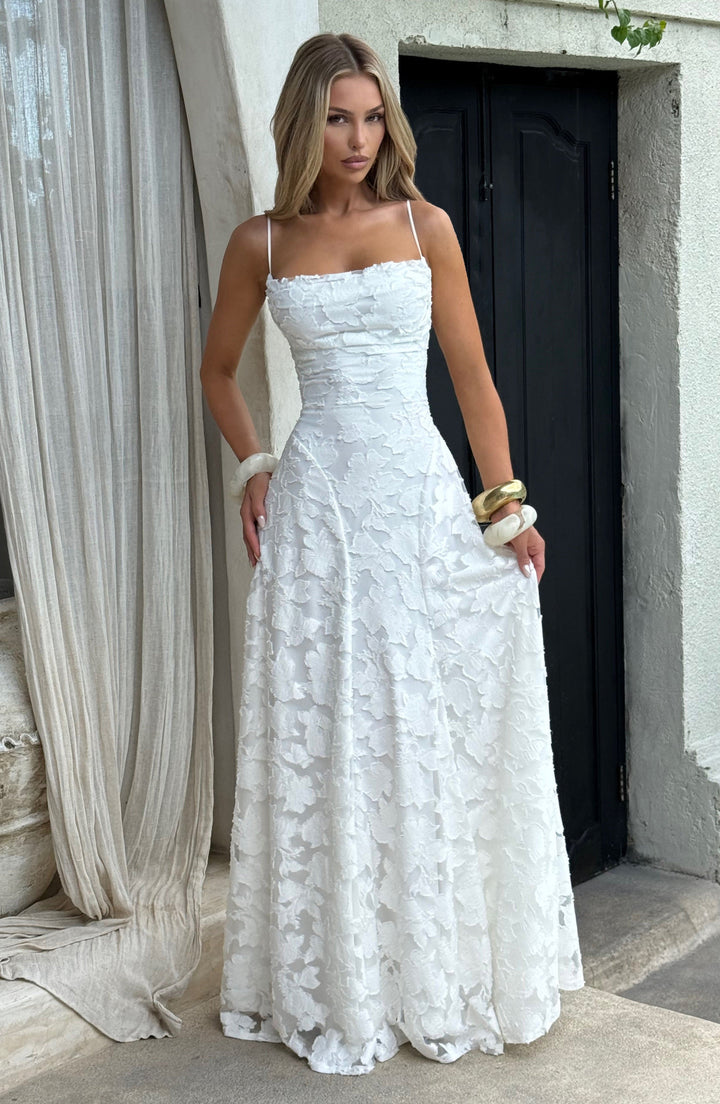 Hebe - Florales Maxikleid