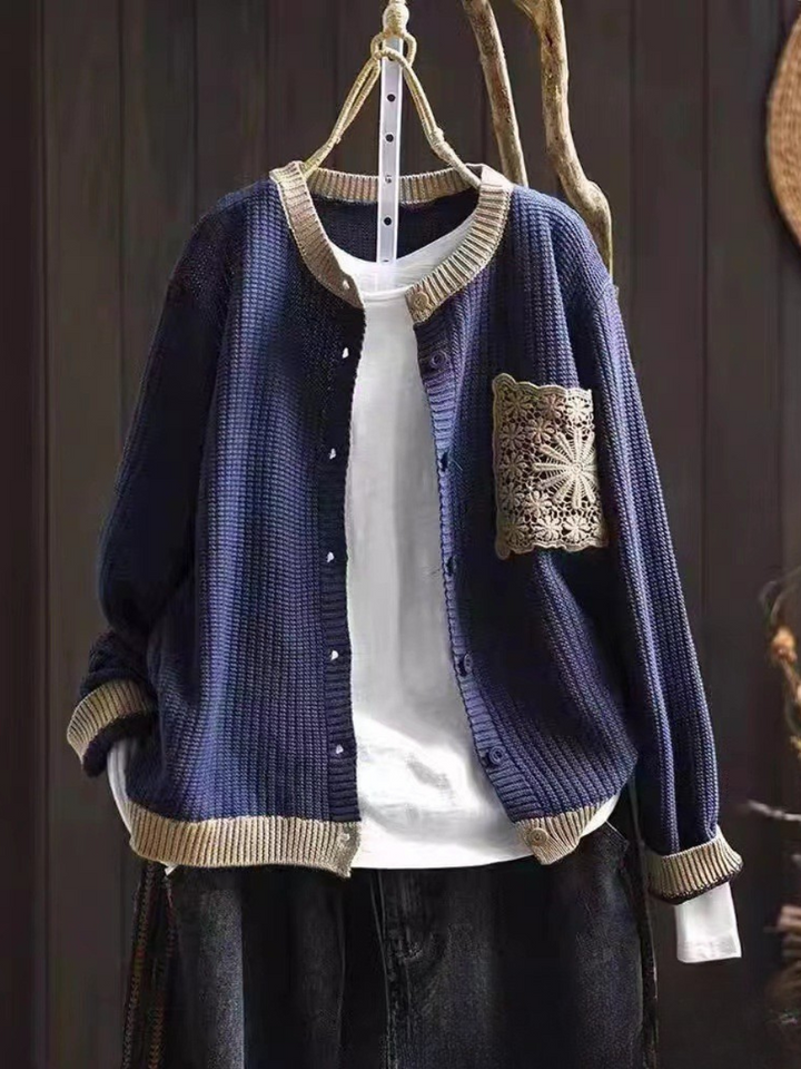 Hildrun | Damen Relaxed Fit Strickjacke
